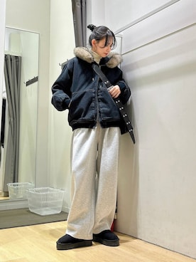 もんちゃんさん（レディース・163cm）の冬コーディネート