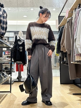 もんちゃんさん（レディース・163cm）の冬コーディネート