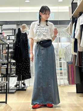 もんちゃんさん（レディース・163cm）の夏コーディネート