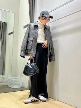 もんちゃんさん（レディース・163cm）の冬コーディネート