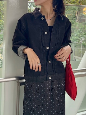 「LAKOLE（ラコレ）のアイテム（スカート）」を使った、もんちゃんさん（レディース・163cm）の秋コーディネート