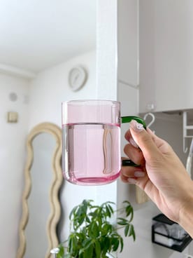 「アイテム（食器/キッチン）」を使った、もんちゃんさん（レディース・163cm・20代）の夏コーディネート