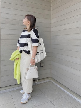 「NOMINE（ノミネ）のアイテム」を使った、makikiさん（レディース・158cm）の春コーディネート