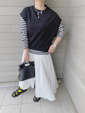 「くつした」｜makikiさん（レディース・159cm）の春コーディネート