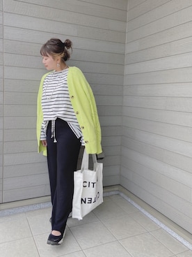 「NOMINE（ノミネ）のアイテム」を使った、makikiさん（レディース・158cm）の春コーディネート