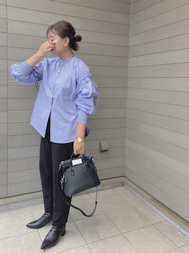 「NOMINE（ノミネ）のアイテム」を使った、makikiさん（レディース・158cm）の秋コーディネート