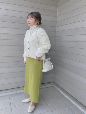 「NOMINE（ノミネ）のアイテム」を使った、makikiさん（レディース・158cm）の冬コーディネート