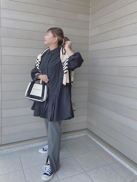 「NOMINE（ノミネ）のアイテム」を使った、makikiさん（レディース・158cm）の秋コーディネート
