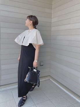 「NOMINE（ノミネ）のアイテム」を使った、makikiさん（レディース・158cm）の春コーディネート