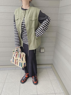 makikiさん（レディース・159cm）の春コーディネート