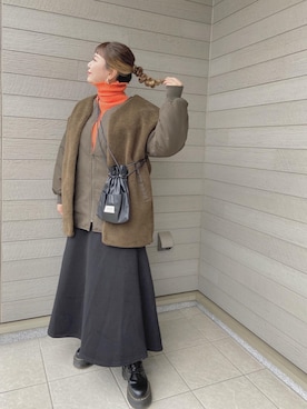 makikiさん（レディース・158cm）の冬コーディネート