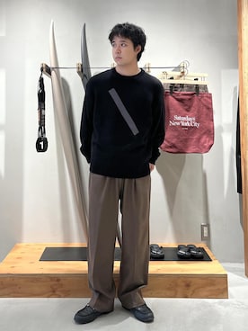 「Saturdays NYC（サタデーズ ニューヨークシティ ）のアイテム」を使った、kippeiさん（メンズ・170cm）の冬コーディネート