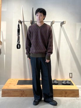 「Saturdays NYC（サタデーズ ニューヨークシティ ）のアイテム」を使った、kippeiさん（メンズ・170cm）の秋コーディネート