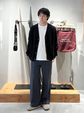 Saturdays NYCのカーディガン/ボレロを使った人気ファッション