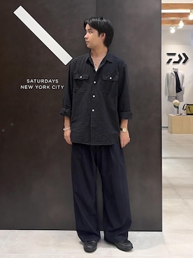 「Saturdays NYC（サタデーズ ニューヨークシティ ）のアイテム」を使った、kippeiさん（メンズ・170cm）の秋コーディネート