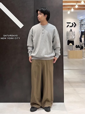 「Saturdays NYC（サタデーズ ニューヨークシティ ）のアイテム」を使った、kippeiさん（メンズ・170cm）の秋コーディネート