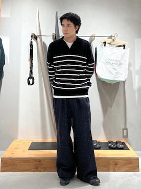 「Saturdays NYC（サタデーズ ニューヨークシティ ）のアイテム」を使った、kippeiさん（メンズ・170cm）の秋コーディネート