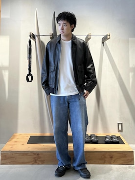 「Saturdays NYC（サタデーズ ニューヨークシティ ）のアイテム」を使った、kippeiさん（メンズ・170cm）の秋コーディネート