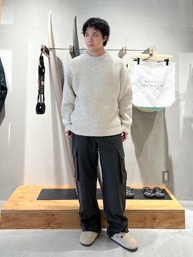 「Saturdays NYC（サタデーズ ニューヨークシティ ）のアイテム」を使った、kippeiさん（メンズ・170cm）の秋コーディネート