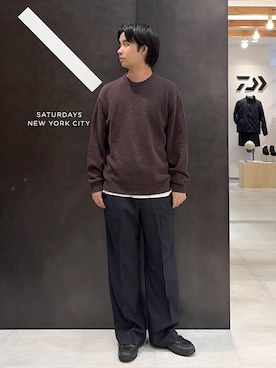 「Saturdays NYC（サタデーズ ニューヨークシティ ）のアイテム」を使った、kippeiさん（メンズ・170cm）の秋コーディネート