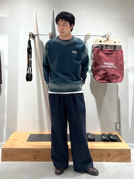 「アイテム（スウェット）」を使った、kippeiさん（メンズ・170cm・20代）の冬コーディネート