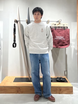 「Saturdays NYC（サタデーズ ニューヨークシティ ）のアイテム」を使った、kippeiさん（メンズ・170cm）の冬コーディネート