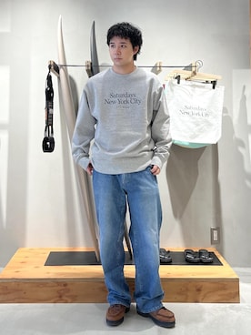 「ストレートデニム」｜kippeiさん（メンズ・170cm）の秋コーディネート