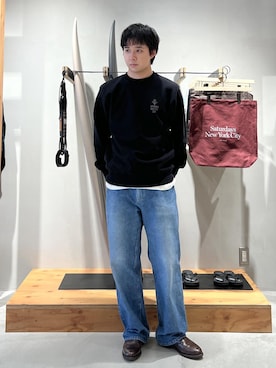 「Saturdays NYC（サタデーズ ニューヨークシティ ）のアイテム」を使った、kippeiさん（メンズ・170cm）の冬コーディネート