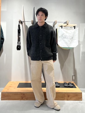 「Saturdays NYC（サタデーズ ニューヨークシティ ）のアイテム」を使った、kippeiさん（メンズ・170cm）の秋コーディネート