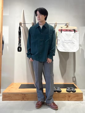 「Saturdays NYC（サタデーズ ニューヨークシティ ）のアイテム」を使った、kippeiさん（メンズ・170cm）の秋コーディネート