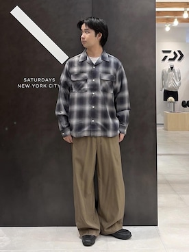 「Saturdays NYC（サタデーズ ニューヨークシティ ）のアイテム」を使った、kippeiさん（メンズ・170cm）の秋コーディネート