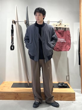 「Saturdays NYC（サタデーズ ニューヨークシティ ）のアイテム」を使った、kippeiさん（メンズ・170cm）の冬コーディネート