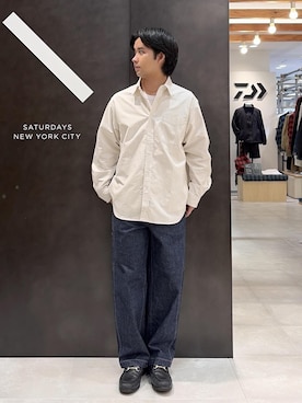 「Saturdays NYC（サタデーズ ニューヨークシティ ）のアイテム」を使った、kippeiさん（メンズ・170cm）の秋コーディネート