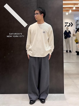 「Saturdays NYC（サタデーズ ニューヨークシティ ）のアイテム」を使った、kippeiさん（メンズ・170cm）の春コーディネート