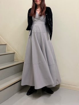 「Adoon plain（アドーンプレーン）のアイテム（トップス）」を使った、yukiさん（レディース・156cm）の冬コーディネート