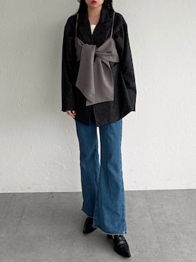 「loin nuit（ロワンニュイ）のアイテム」を使った、yukiさん（レディース・156cm）の春コーディネート