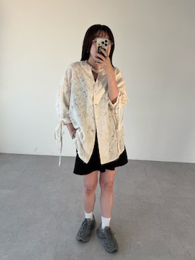 「ショートパンツ」｜yukiさん（骨格ウェーブ・レディース・156cm）の夏コーディネート