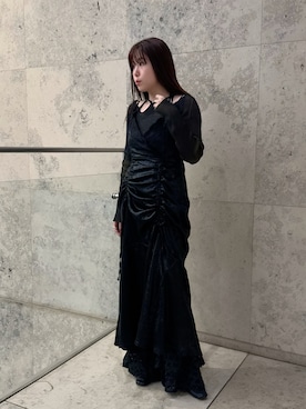 「Adoon plain（アドーンプレーン）のアイテム（ワンピース/ドレス）」を使った、yukiさん（レディース・156cm）の秋コーディネート