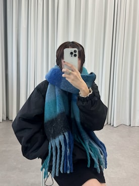 「kutir（クティール）のアイテム（ジャケット/アウター）」を使った、yukiさん（骨格ウェーブ・レディース・156cm）の冬コーディネート