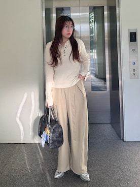 「apres jour mignon（アプレジュールミニョン）のアイテム」を使った、yukiさん（骨格ウェーブ・レディース・156cm）の春コーディネート