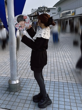 「loin nuit（ロワンニュイ）のアイテム」を使った、yukiさん（レディース・156cm）の春コーディネート