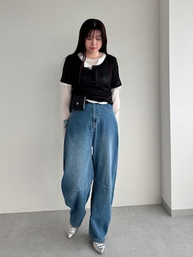 「apres jour mignon（アプレジュールミニョン）のアイテム」を使った、yukiさん（レディース・156cm）の夏コーディネート