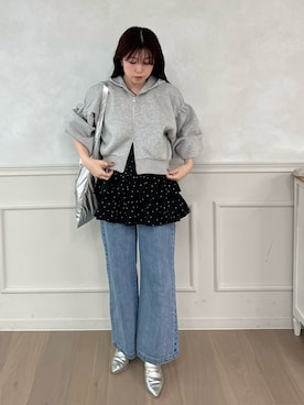 「apres jour mignon（アプレジュールミニョン）のアイテム」を使った、yukiさん（骨格ウェーブ・レディース・156cm）の春コーディネート