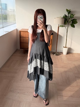 「LAULEN（ローレン）のアイテム」を使った、yukiさん（レディース・156cm）の夏コーディネート
