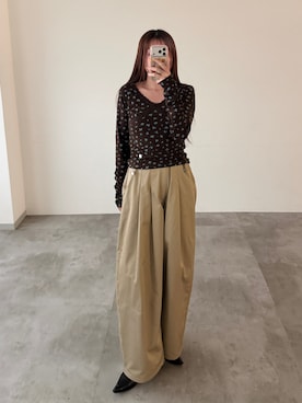 「MUHET（ミュエータ）のアイテム」を使った、yukiさん（レディース・156cm）の秋コーディネート