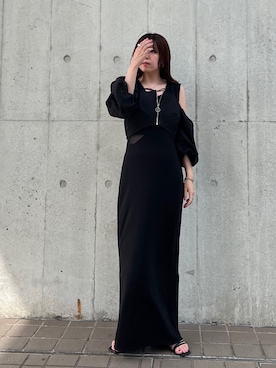 「ショート丈トップス」｜「アイテム（その他トップス）」を使った、yukiさん（レディース・156cm）の夏コーディネート