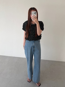 「MUHET（ミュエータ）のアイテム」を使った、yukiさん（レディース・156cm）の夏コーディネート