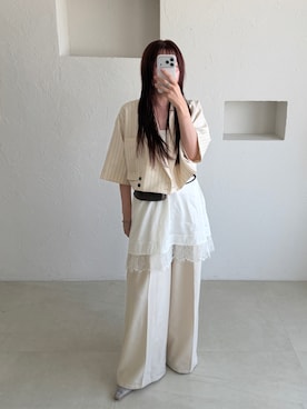 「MUHET（ミュエータ）のアイテム」を使った、yukiさん（レディース・156cm）の夏コーディネート