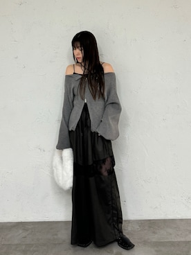 「Ezick（エジック）のアイテム（パンツ）」を使った、yukiさん（レディース・156cm）の秋コーディネート