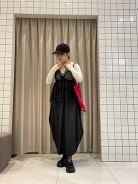 「SMELLY（スメリー）のアイテム（帽子）」を使った、nonoさん（レディース・160cm）の秋コーディネート